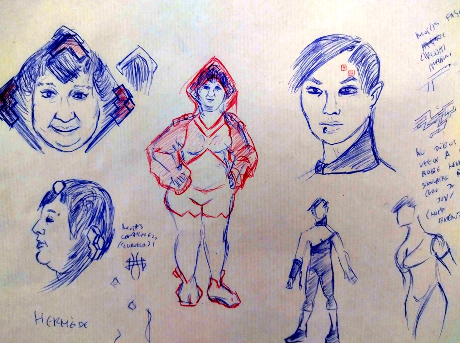 Illustration - Gangues cast