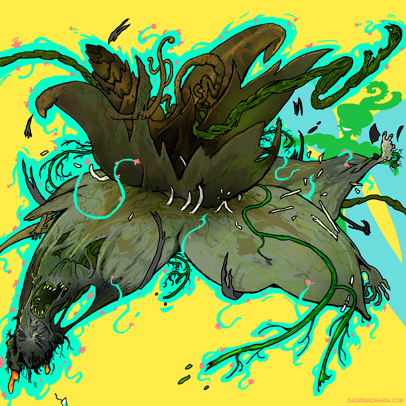Illustration - Fleur organique